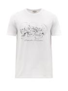 Alexander Mcqueen - Rushmore Skull-print Cotton-jersey T-shirt - Mens - White