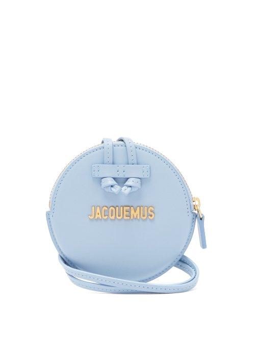 Matchesfashion.com Jacquemus - Le Pitchou Leather Coin Purse Bag - Womens - Light Blue