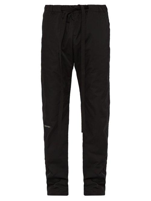 Matchesfashion.com Fear Of God - Techncial Twill Trousers - Mens - Black