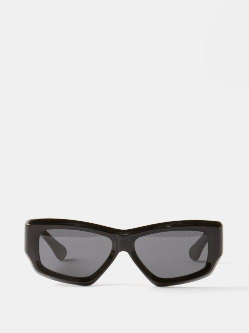 Port Tanger Eyewear - Kaswara D-frame Acetate Sunglasses - Mens - Black