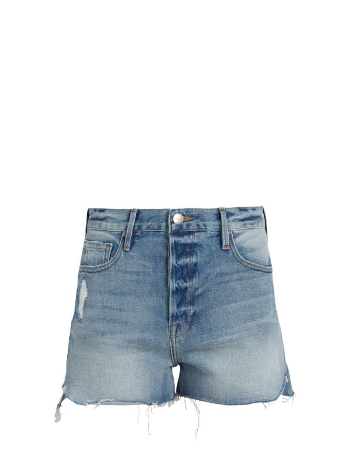 Frame Le Original Tulip-hem Denim Shorts