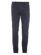 Tomas Maier Slim-fit Brushed Cotton-blend Trousers