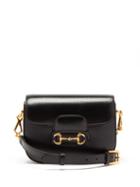 Ladies Bags Gucci - 1955 Horsebit Mini Grained-leather Shoulder Bag - Womens - Black