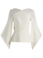 Roland Mouret Harthill Lace-panelled Top