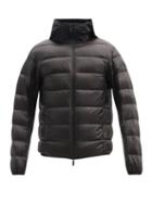 Matchesfashion.com Moncler - Provins Quilted Down Hooded Jacket - Mens - Black