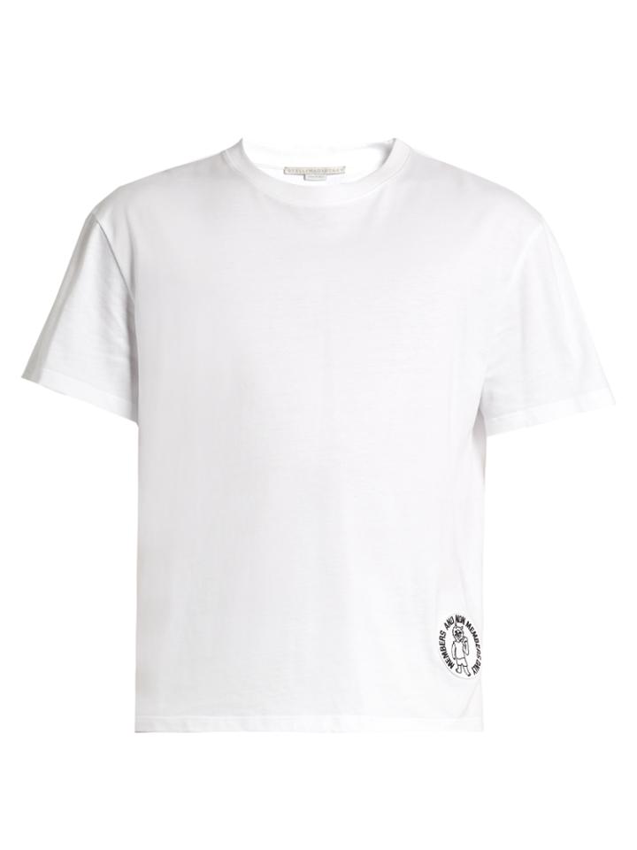 Stella Mccartney Patch-appliqu Crew-neck T-shirt