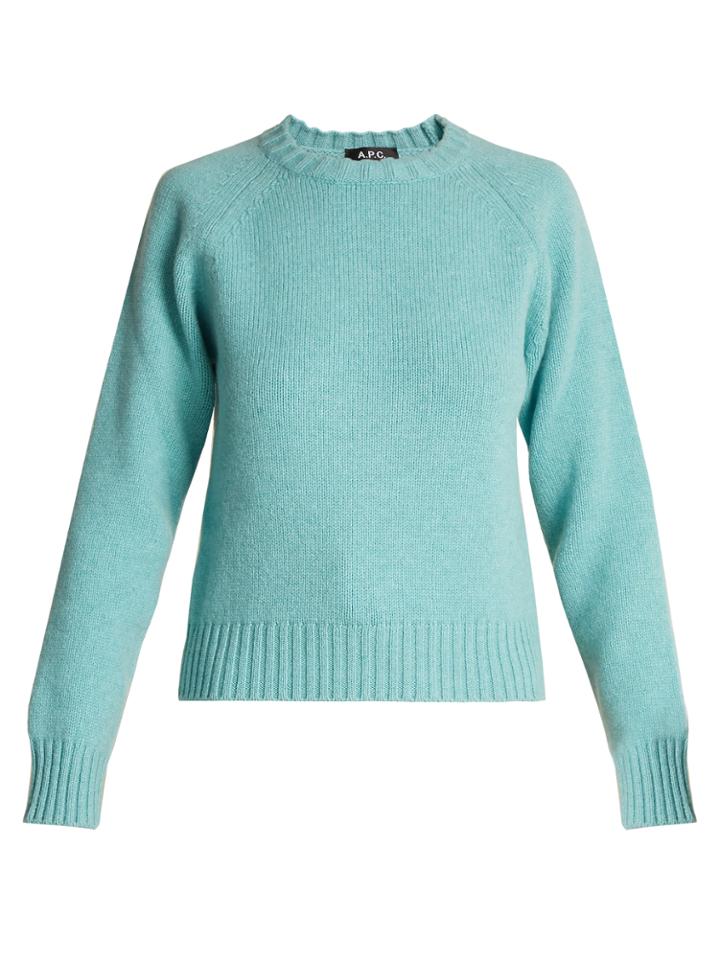 A.p.c. Stirling Round-neck Wool Sweater