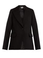 Mm6 Maison Margiela Single-breasted Wool-blend Blazer