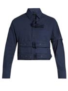 Craig Green Cropped Long-sleeved Cotton-poplin Shirt