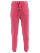 The Elder Statesman - Drawstring Cashmere Sweatpants - Womens - Pink