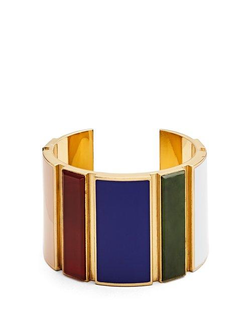 Matchesfashion.com Objet Singulier - Plaque Embellished Cuff - Womens - Multi