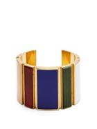 Matchesfashion.com Objet Singulier - Plaque Embellished Cuff - Womens - Multi