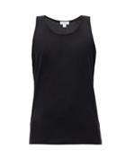 Matchesfashion.com Sunspel - Superfine-cotton Tank Top - Mens - Black