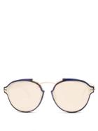 Dior Eyewear Clat Mirrored Round-frame Sunglasses