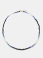 Jia Jia - Arizona Sapphire & 14kt Gold Necklace - Womens - Blue Multi