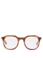 Ladies Accessories Linda Farrow - Fletcher Round Tortoiseshell-acetate Glasses - Womens - Light Brown