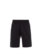 Matchesfashion.com Reigning Champ - Logo-patch Cotton-terry Shorts - Mens - Black