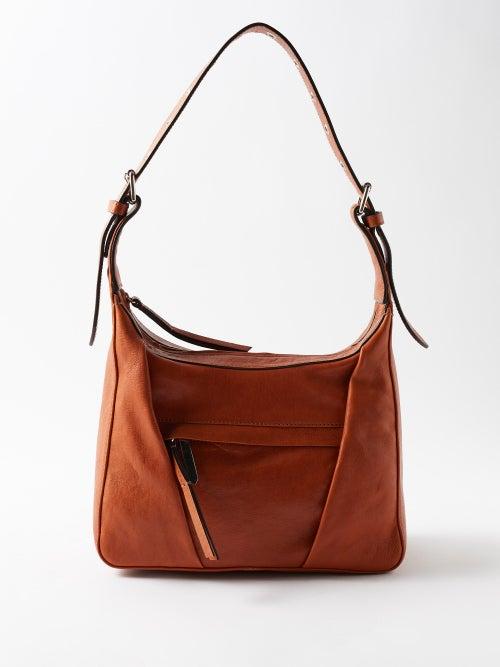 Isabel Marant - Niamey Mini Leather Shoulder Bag - Womens - Tan
