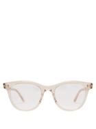 Matchesfashion.com Garrett Leight - Loyola 47 Round Frame Acetate Glasses - Womens - Clear