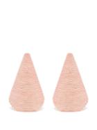 Matchesfashion.com Rebecca De Ravenel - Aida Triangle Cord Earrings - Womens - Pink