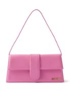 Jacquemus - Bambino Leather Shoulder Bag - Womens - Pink