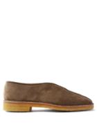 Lemaire - High-cut Suede Loafers - Mens - Brown