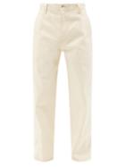 Toogood - The Ironmonger Organic-cotton Straight-leg Jeans - Mens - Cream