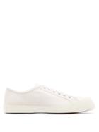 Matchesfashion.com Marni - Exaggerated Sole Low Top Canvas Trainers - Mens - White