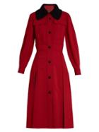 Burberry Prorsum Contrast-stitch Cady Dress
