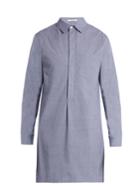 Adam Lippes Point-collar Cotton-chambray Shirt