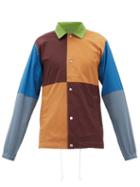 Matchesfashion.com Comme Des Garons Shirt - Patchwork Cotton-canvas Jacket - Mens - Green Multi