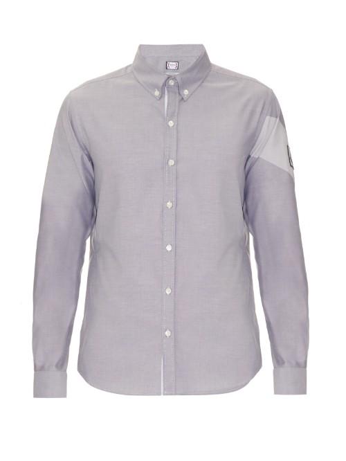 Moncler Gamme Bleu Banded-arm Cotton Shirt