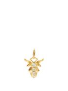 Matchesfashion.com Jade Trau - Capricorn Diamond & 18kt Gold Zodiac Charm - Womens - Yellow Gold