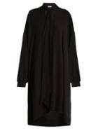 Matchesfashion.com Balenciaga - Vareuse Short Dress - Womens - Black