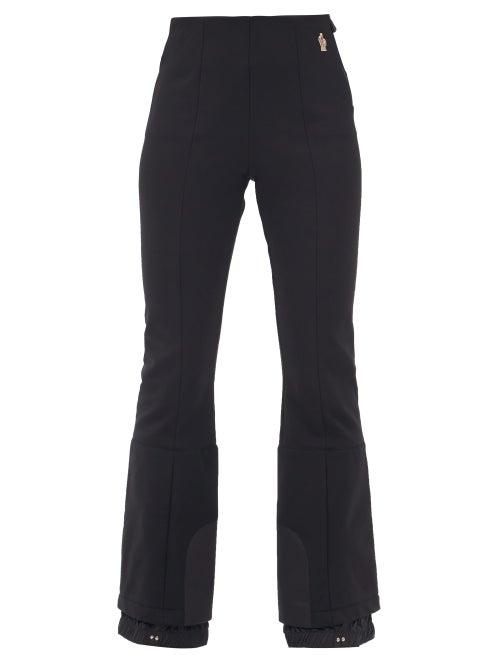 Matchesfashion.com Moncler Grenoble - Zipped-cuff Soft-shell Ski Trousers - Womens - Black