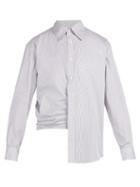 Matchesfashion.com Martine Rose - Cotton Wrap Shirt - Mens - Multi