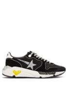 Matchesfashion.com Golden Goose - Running Sole Leather Trainers - Mens - Black Multi