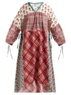 Matchesfashion.com D'ascoli - Calypso Cotton Midi Dress - Womens - Red Print