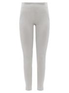 Ladies Lingerie Lunya - Restore Cotton-jersey Leggings - Womens - Light Grey