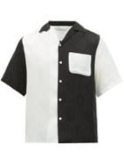 Matchesfashion.com Nipoaloha - Aloha Silk Jacquard Shirt - Mens - White Black