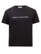 Ludovic De Saint Sernin - Swarovski Crystal-logo Jersey T-shirt - Mens - Black