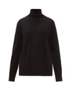 Raey - Responsible-cashmere Tubular Roll-neck Sweater - Womens - Black