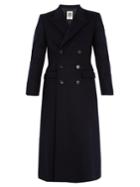 Connolly Double-breasted Peak-lapel Wool-blend Coat