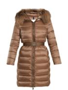 Moncler Tinuviel Hooded Fur-trimmed Quilted Down Coat