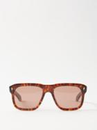 Jacques Marie Mage - Yves Square Acetate Sunglasses - Mens - Tortoise