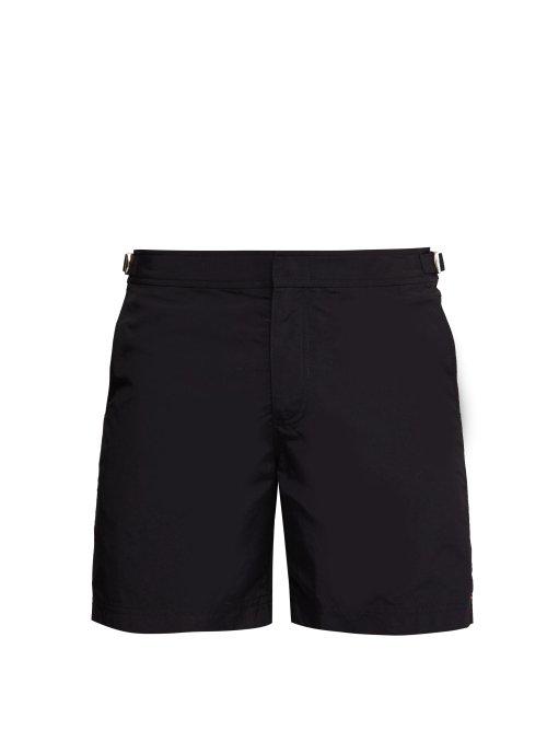 Matchesfashion.com Orlebar Brown - Bulldog Mid Length Swim Shorts - Mens - Black
