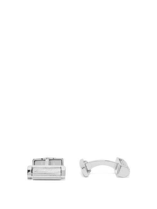 Matchesfashion.com Dunhill - Roller Sterling Silver Cufflinks - Mens - Silver