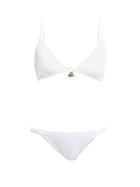 Matchesfashion.com Melissa Odabash - Como Charm Embellished Bikini - Womens - White