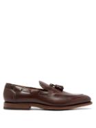 Matchesfashion.com O'keeffe - Excalibur Tasselled Leather Loafers - Mens - Dark Brown