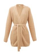 Matchesfashion.com Max Mara Leisure - Cognac Cardigan - Womens - Gold